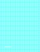Graph Paper with eighteen lines per inch and heavy index lines on letter-sized paper paper