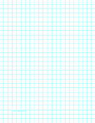Graph Paper with one line per centimeter on letter-sized paper paper