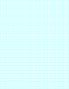 Graph Paper with five lines per inch on letter-sized paper paper