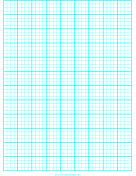 Graph Paper with one line every 5 mm and heavy index lines every fourth line on A4 paper paper