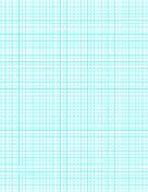 50 Sheet, Metric Graph Paper, Half Size