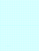 Graph Paper with six lines per inch on letter-sized paper paper