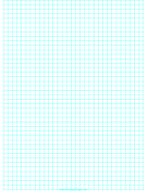 Graph Paper with one line every 6 mm on A4 paper paper