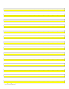 Highlighter Paper - Yellow - 14 Lines paper