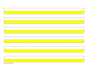 Highlighter Paper - Yellow - 6 Lines paper