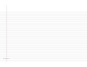 Lined Paper narrow-ruled on ledger-sized paper in landscape orientation paper