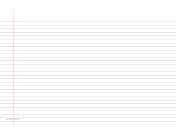 Lined Paper wide-ruled on ledger-sized paper in landscape orientation paper