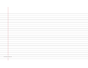 Lined Paper wide-ruled on legal-sized paper in landscape orientation paper