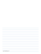 Writing Paper with Room for Picture (blue lines) paper