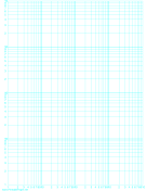 Log-log paper with logarithmic horizontal axis (four decades) and logarithmic vertical axis (four decades) on letter-sized paper paper