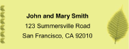 Leaf Mailing Labels paper