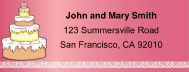 Wedding Cake Mailing Labels paper