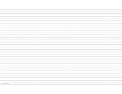 Penmanship Paper with eleven lines per page on ledger-sized paper in landscape orientation paper