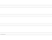 Penmanship Paper with four lines per page on legal-sized paper in landscape orientation paper