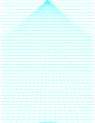 Perspective Paper - Center with Horizontal Lines paper