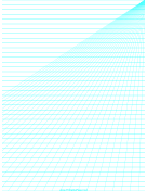 Perspective Paper - Right with Horizontal Lines paper