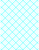 Graph Paper for Quilting with 3 Lines per inch and heavy index lines paper