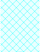 Graph Paper for Quilting with 4 Lines per inch and heavy index lines paper