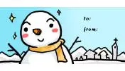 Smiling Snowman paper