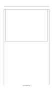 Storyboard with 1x1 grid of 4:3 (full screen) screens on legal paper paper